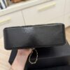 Chanel Shiny Lambskin Quilted Coco Trip Flap Bag Black