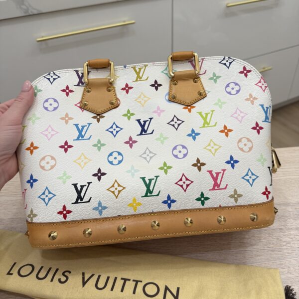 Louis Vuitton Monogram Multicolor Alma White