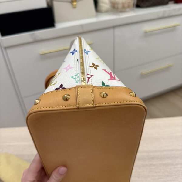 Louis Vuitton Monogram Multicolor Alma White