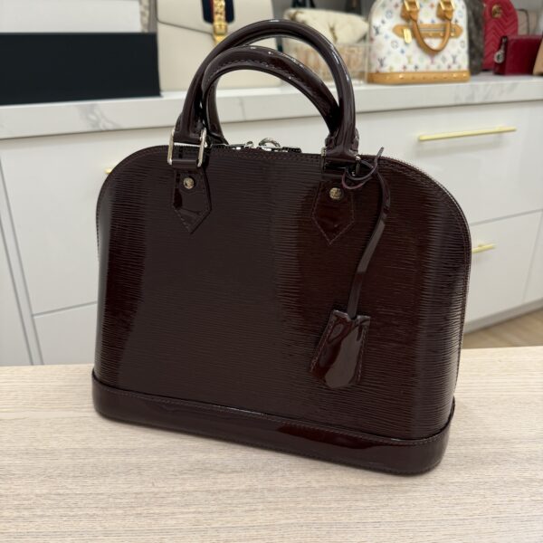 Louis Vuitton Electric Epi Alma PM Prune