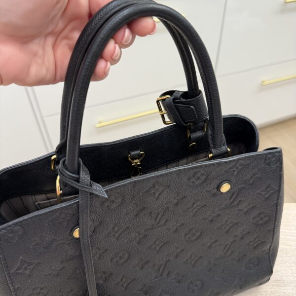 Louis Vuitton Monogram Empreinte Noir Montaigne MM