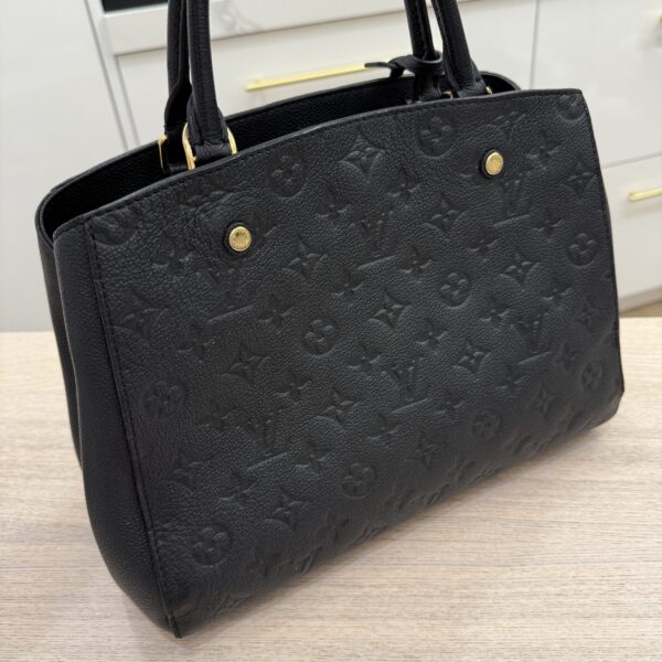 Louis Vuitton Monogram Empreinte Noir Montaigne MM
