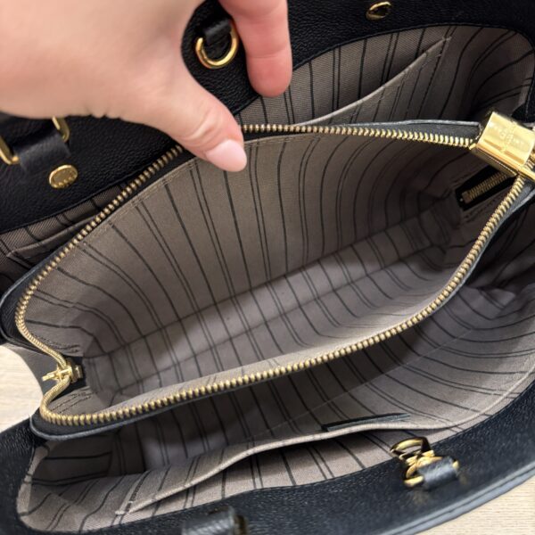 Louis Vuitton Monogram Empreinte Noir Montaigne MM