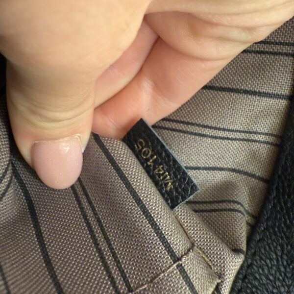 Louis Vuitton Monogram Empreinte Noir Montaigne MM