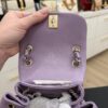 Chanel Lambskin Quilted Small Duma Drawstring Backpack Light Purple