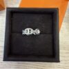 Hermes Chaine d'ancre Enchainee ring, Small Model Size 51