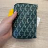 Goyard Goyardine Mini Senat Pochette Green
