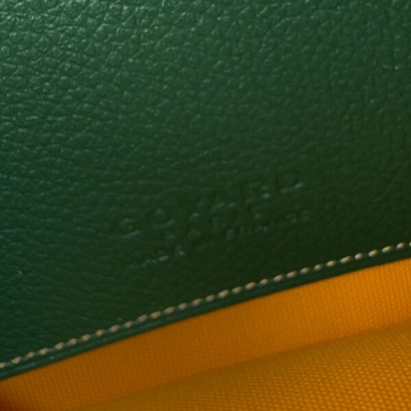 Goyard Goyardine Mini Senat Pochette Green