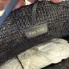 The Row Raffia Emilie Tote Bag Black
