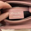 Christian Dior Lambskin Cannage Medium Lady Dior Silver Hardware Mauve