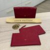 Louis Vuitton Empreinte Pochette Felicie Chain Wallet Red