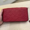 Louis Vuitton Empreinte Pochette Felicie Chain Wallet Red