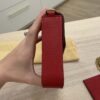 Louis Vuitton Empreinte Pochette Felicie Chain Wallet Red