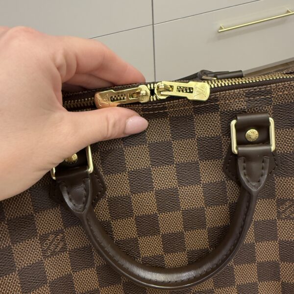 Louis Vuitton Damier Ebene Speedy 30 Bandouliere