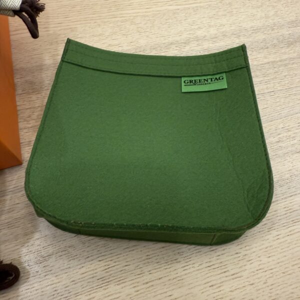 Hermes Taurillon Clemence Evelyne TPM Gold with Silver Hardware