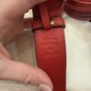 Gucci Calfskin Matelasse GG Marmont Belt Bag 95 38 Red