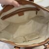 Gucci Monogram Vintage Web Medium Top Handle Bag Pink