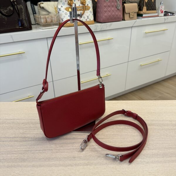 Louis Vuitton Epi Leather Pochette Accessories NM Red