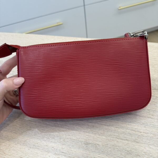 Louis Vuitton Epi Leather Pochette Accessories NM Red