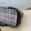Burberry Beige/Dark Brown Haymarket Check Coated Canvas And Leather Shoulder Bag