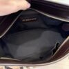 Burberry Beige/Dark Brown Haymarket Check Coated Canvas And Leather Shoulder Bag