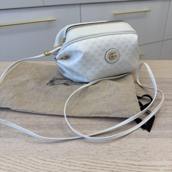 Gucci Candy Crossbody Bag Mini GG Coated Canvas