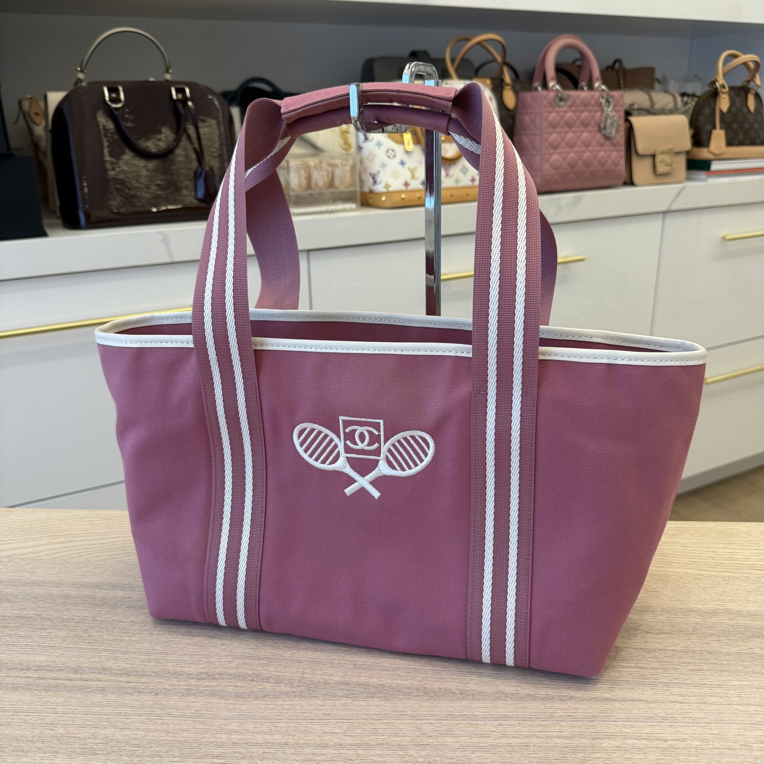 Chanel Sport Ligne Tennis Tote Pink