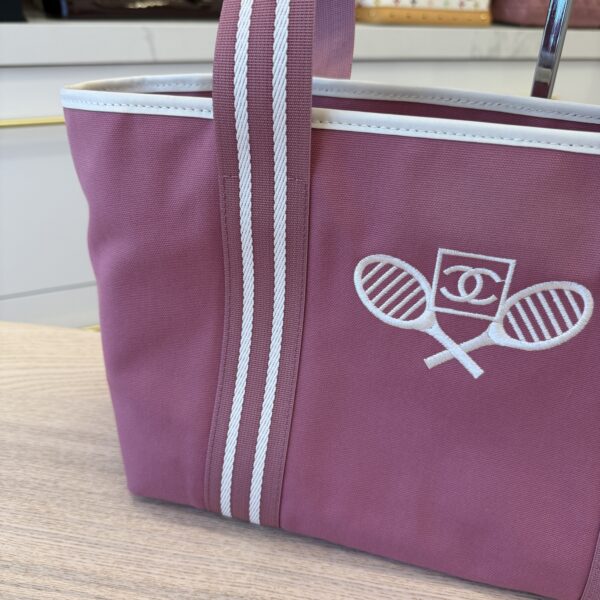 Chanel Sport Ligne Tennis Tote Pink