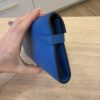 Hermes Chevre Mysore Kelly Longue Wallet Bleu Hydra