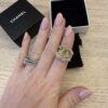 Chanel Antique Gold CC Ring Size 7