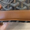 Goyard Goyardine Petit Flot Bucket Bag PM Black and Tan