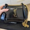Saint Laurent Patent Small Monogram Sunset Black