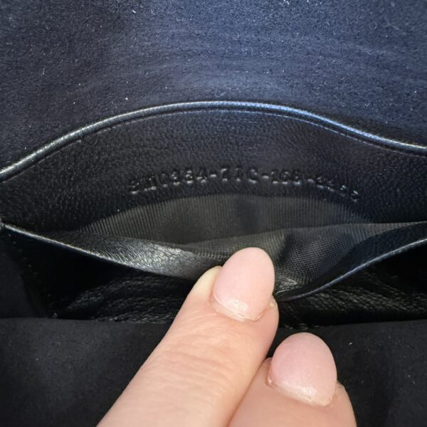 Fendi Orange Micro Monster Leather Baguette Black