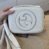 Gucci Calfskin Small Blondie Shoulder Bag White