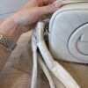 Gucci Calfskin Small Blondie Shoulder Bag White