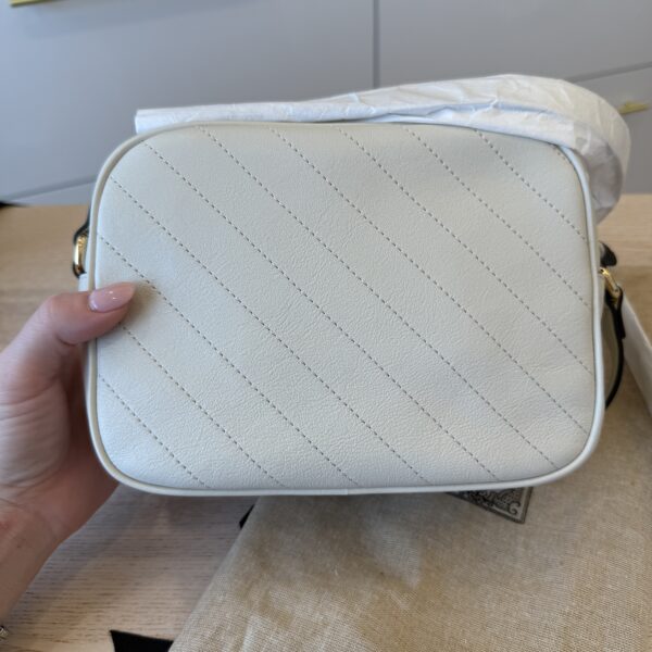 Gucci Calfskin Small Blondie Shoulder Bag White