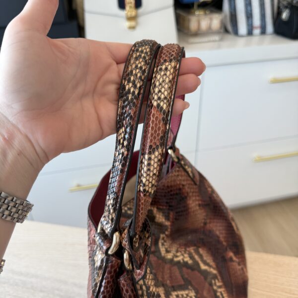 Gucci Multicolor Python Soho Medium Tote Bag