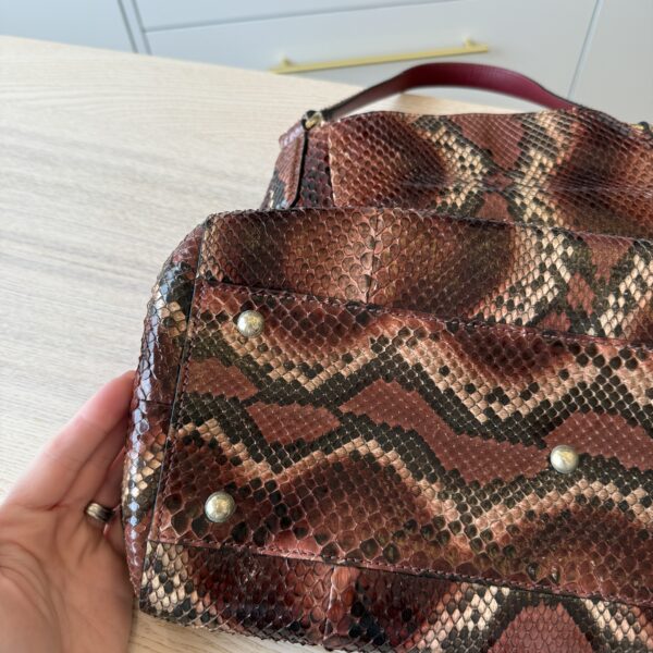 Gucci Multicolor Python Soho Medium Tote Bag