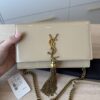 SAINT LAURENT (YSL) Kate Small Tassel YSL Wallet on Chain in Patent Leather