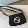 Gucci Blondie Small Shoulder Bag Black Leather