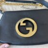 Gucci Blondie Small Shoulder Bag Black Leather