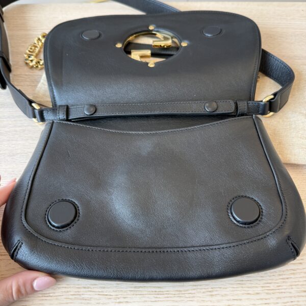 Gucci Blondie Small Shoulder Bag Black Leather
