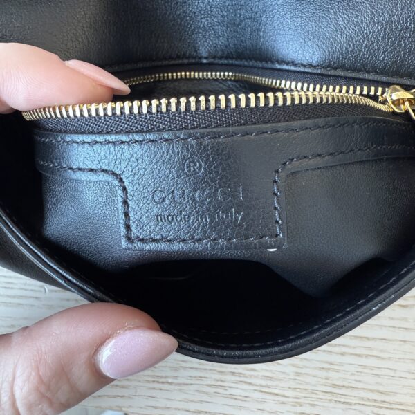 Gucci Blondie Small Shoulder Bag Black Leather