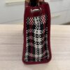 Fendi Red Runaway Tartan Plaid Satchel Multiple colors