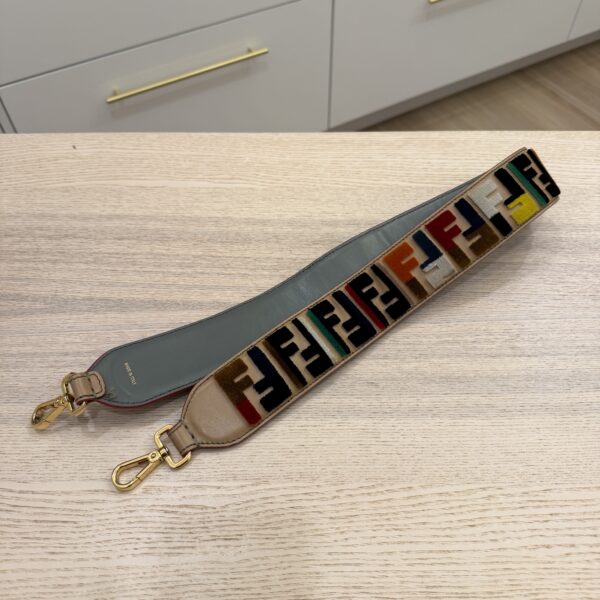 Fendi Velvet Zuca Bag Strap