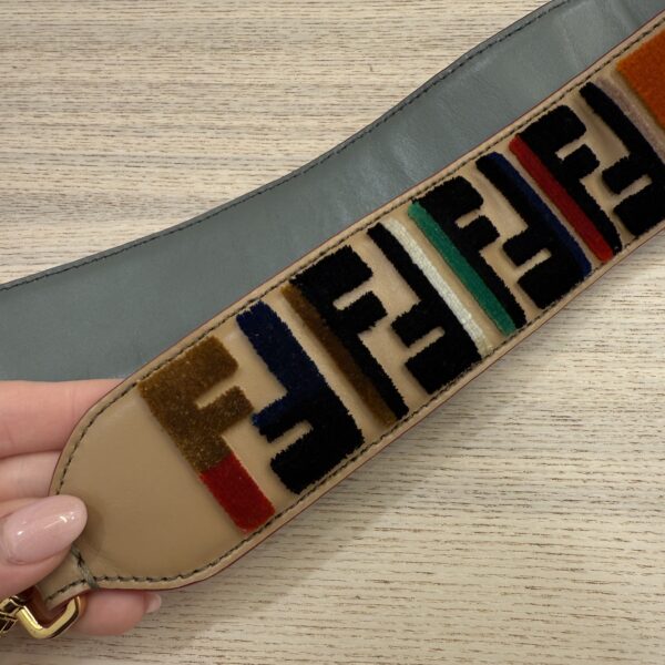 Fendi Velvet Zuca Bag Strap