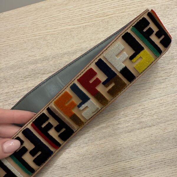 Fendi Velvet Zuca Bag Strap