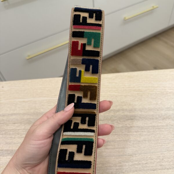 Fendi Velvet Zuca Bag Strap