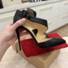 Christian Louboutin Shiny Nappa Sharpeta 100 Pumps 38 Black