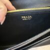Prada Black Nylon Long Wallet